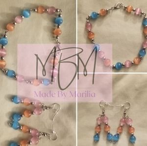 Handmade Bracelet and Earrings set